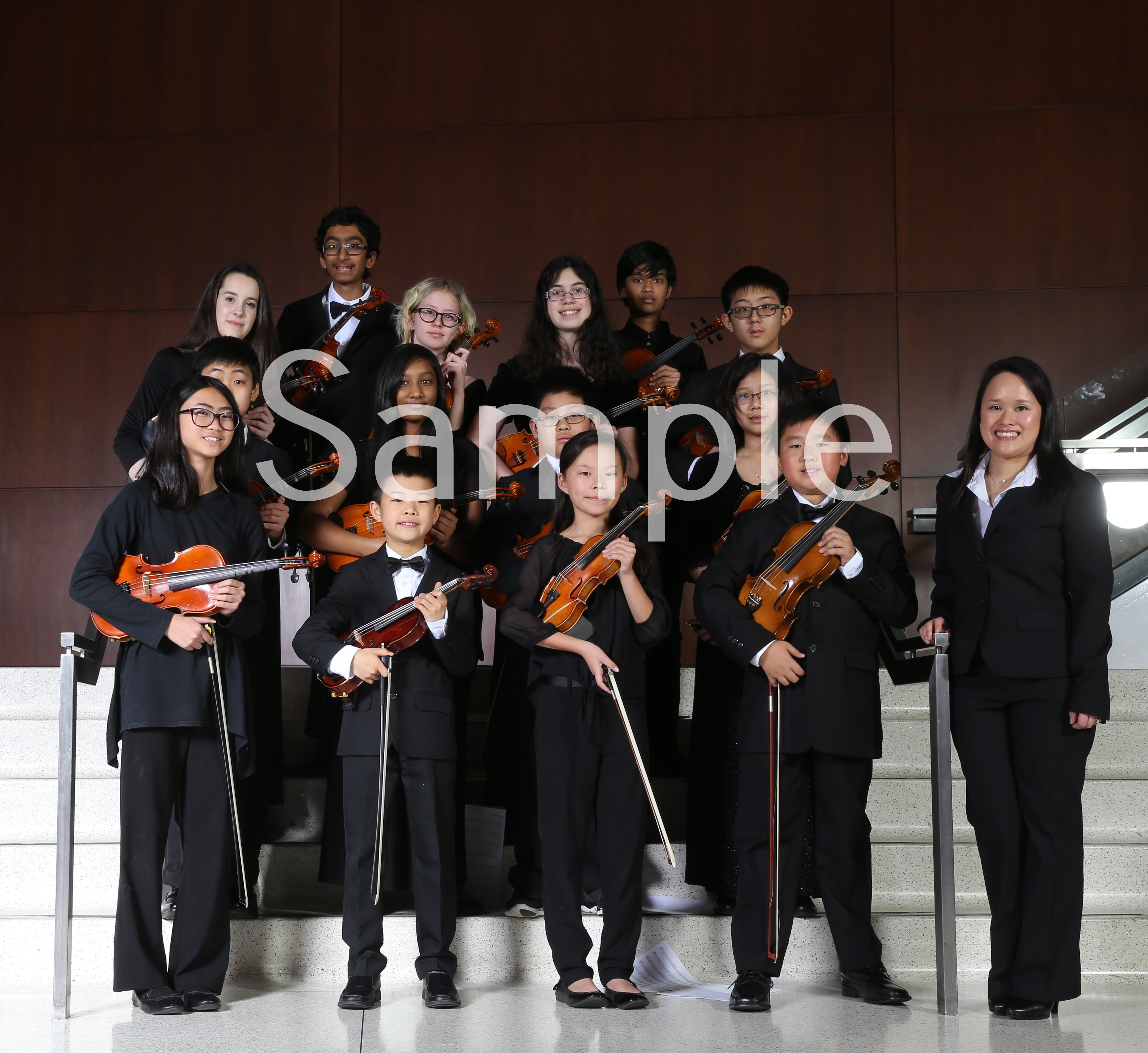 Junior Strings Group Photo (3/4/2018) Dallas Asian American Youth